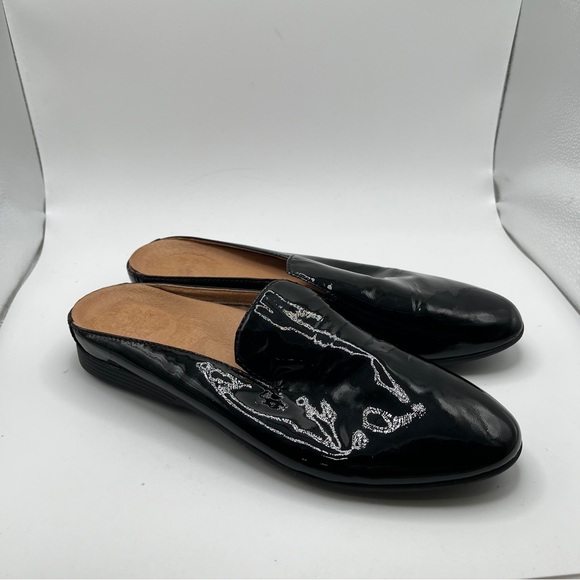 NWOB Dansko Lexie black patent leather mule size 37 US 6.5-7 - Picture 5 of 10